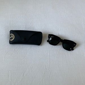 Ray-ban 2186 State Street Square Frame Sunglasses in Black!